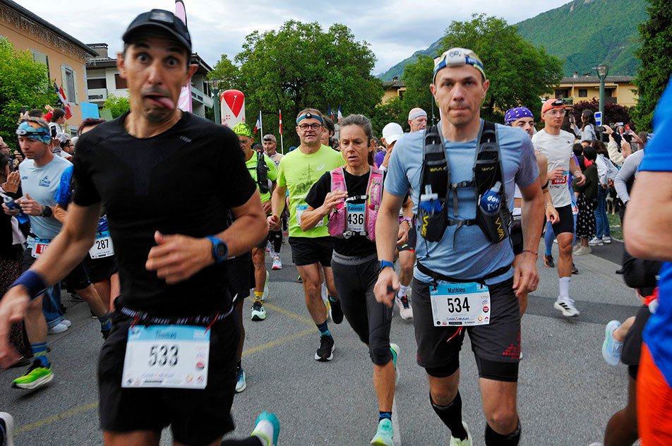 Coureurs lors du Marathon du Clair de Lune
